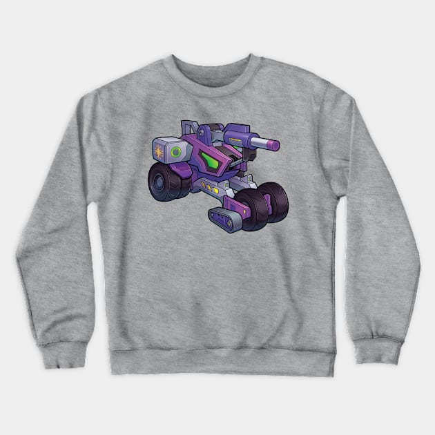 Micro Bots - Flash Crewneck Sweatshirt by Prometheus Game Labs